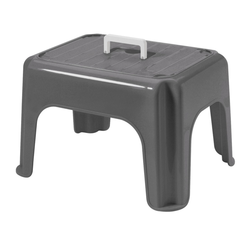 Tontarelli Stolička Dumbo, šedá, 38 x 30 x 24 cm