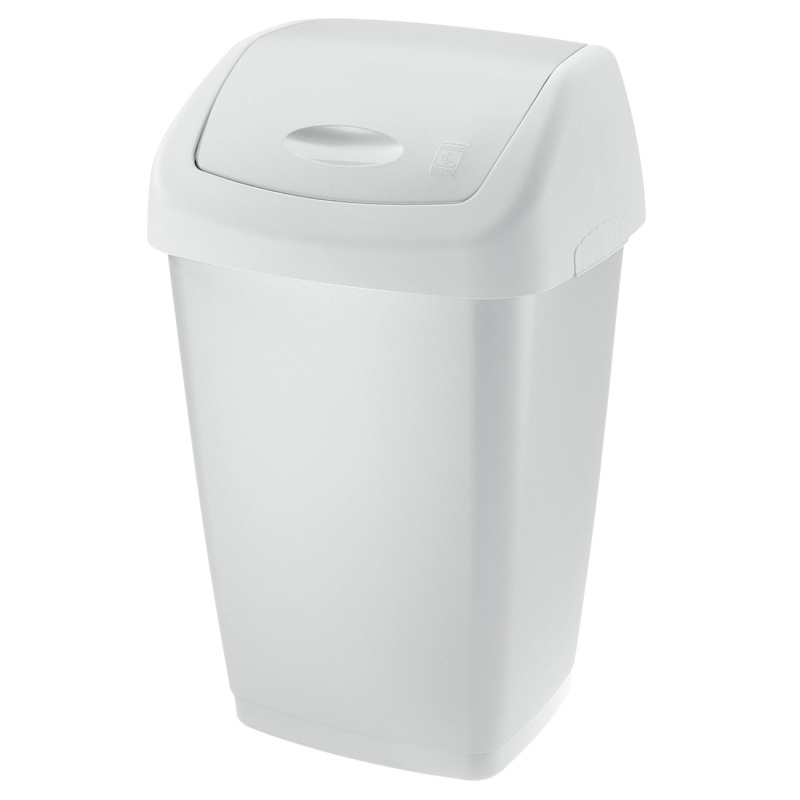 Tontarelli Odpadkový koš AURORA Swing Bin bílýá 31 x 25 x 52 cm, 25 l
