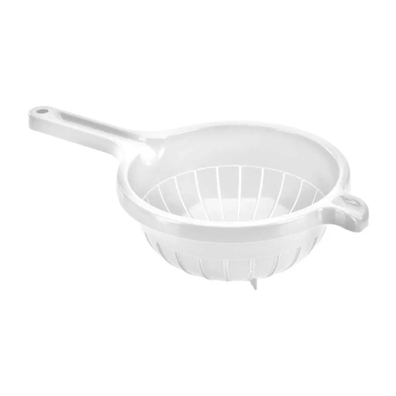 Tontarelli Cedník s rukojetí bílý pr. 24 cm