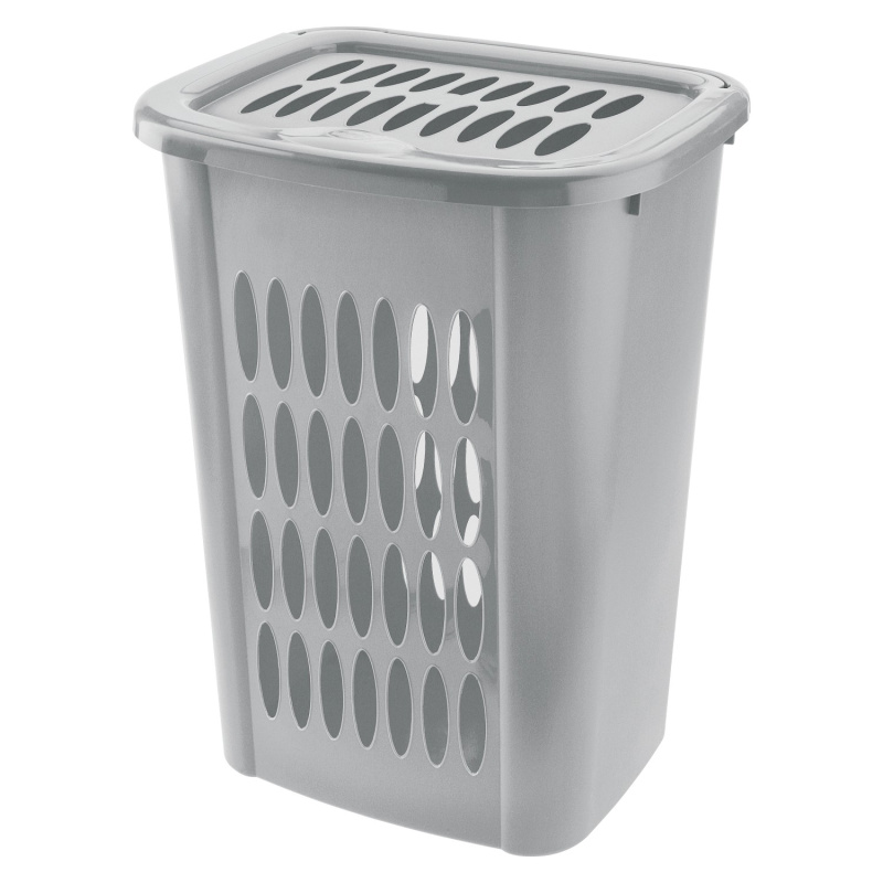 Tontarelli Koš na špinavé prádlo Cover Line seversky šedý 55 l