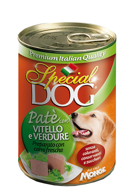 Monge Paté s telecím masem a zeleninou (Vitello e Ortaggi) 400g
