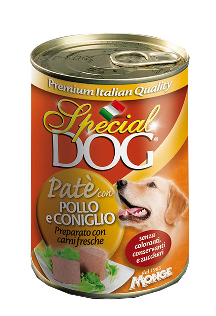 Monge Paté s kuřecím masem a králíkem (Pollo e Coniglio) 400g
