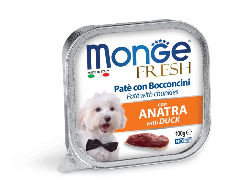 MONGE FRESH Dog kachna 100g/32ks