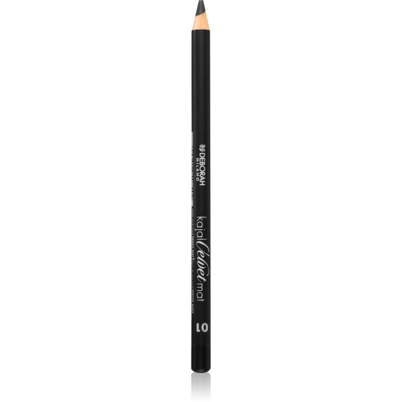 Deborah Milano Kajal Velvet Mat kajalová tužka na oči odstín 01 Nero 1.3 g