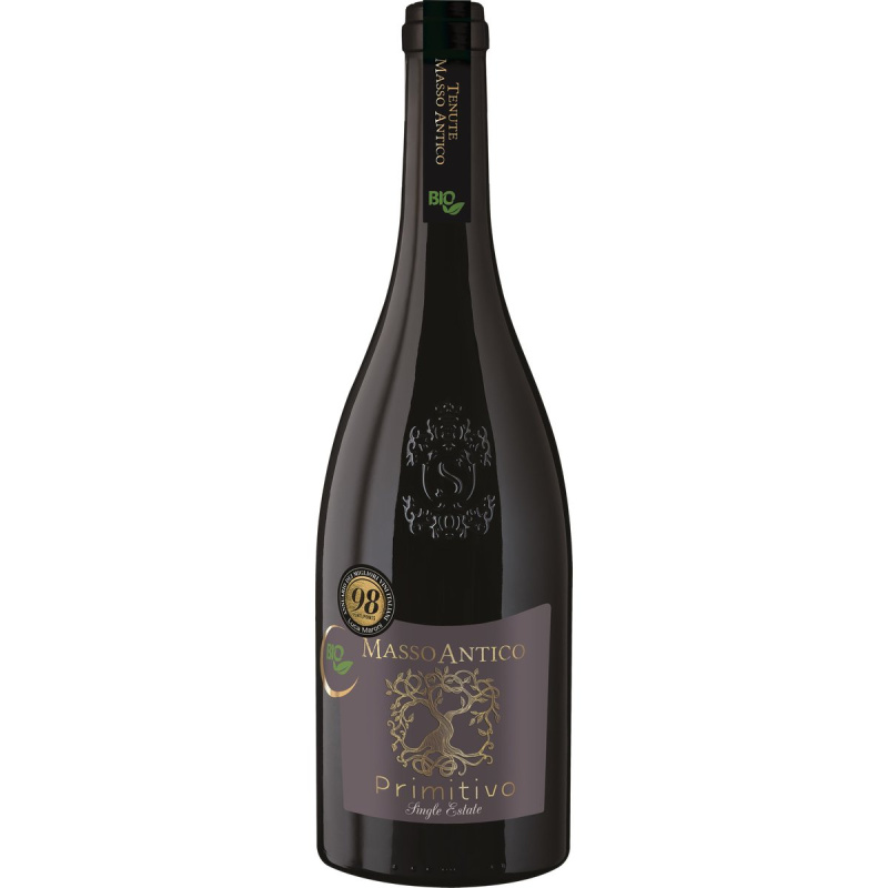 Masso Antico BIO Primitivo del Salento IGT – Single Estate 2023