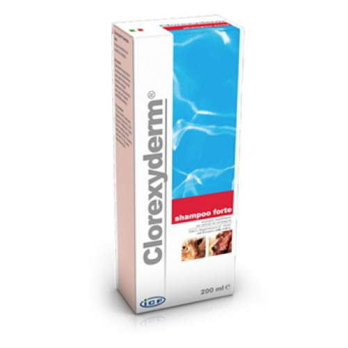Clorexyderm Forte šampon pro psy, kočky 200 ml