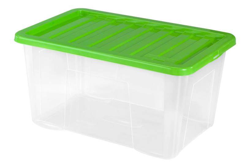 Plastový úložný box s víkem HEIDRUN Quasar 60 l