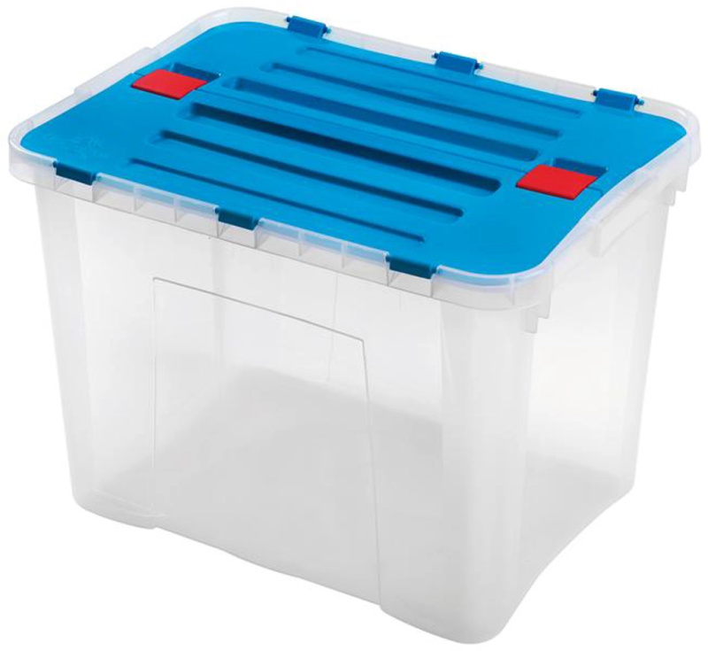 Plastový úložný box s víkem HEIDRUN Dragon 42 l