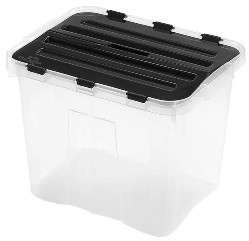 Plastový úložný box s víkem HEIDRUN Classic 24 l