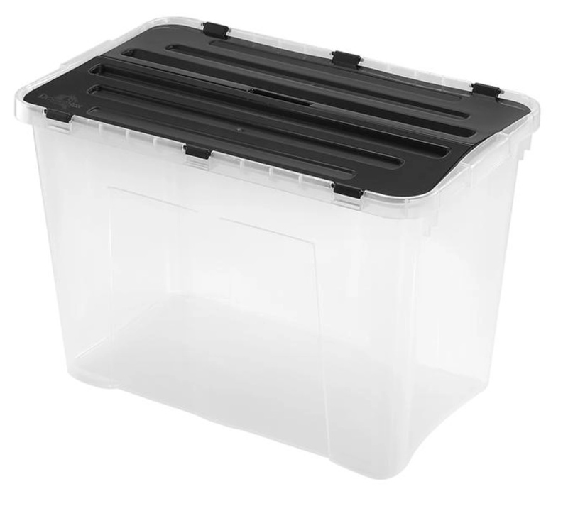 Plastový úložný box s víkem HEIDRUN Classic 60 l