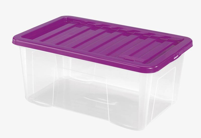 Plastový úložný box s víkem HEIDRUN Quasar 50 l