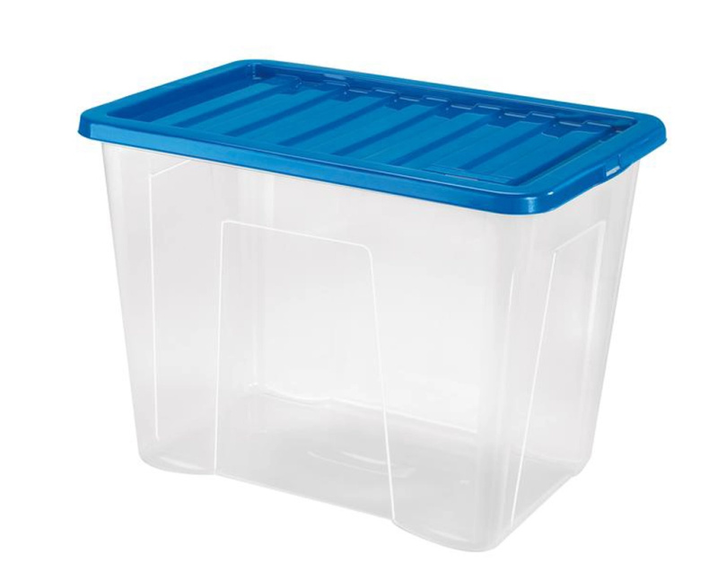 Plastový úložný box s víkem HEIDRUN Quasar 80 l