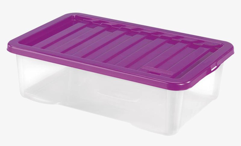 Plastový úložný box s víkem HEIDRUN Quasar 30 l