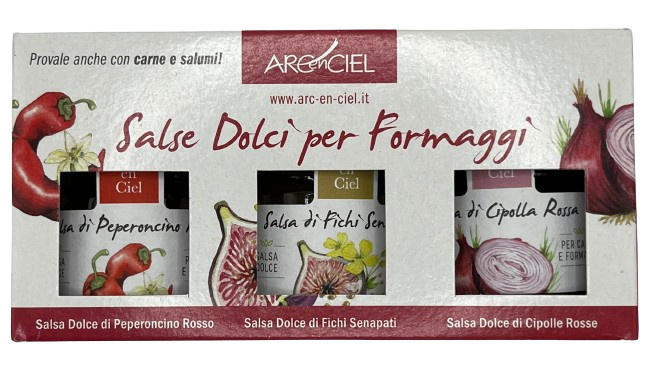 Arc En Ciel ArcEnCiel Omáčky k sýrům (Salse Dolci per Formaggi 3x40g) 120g