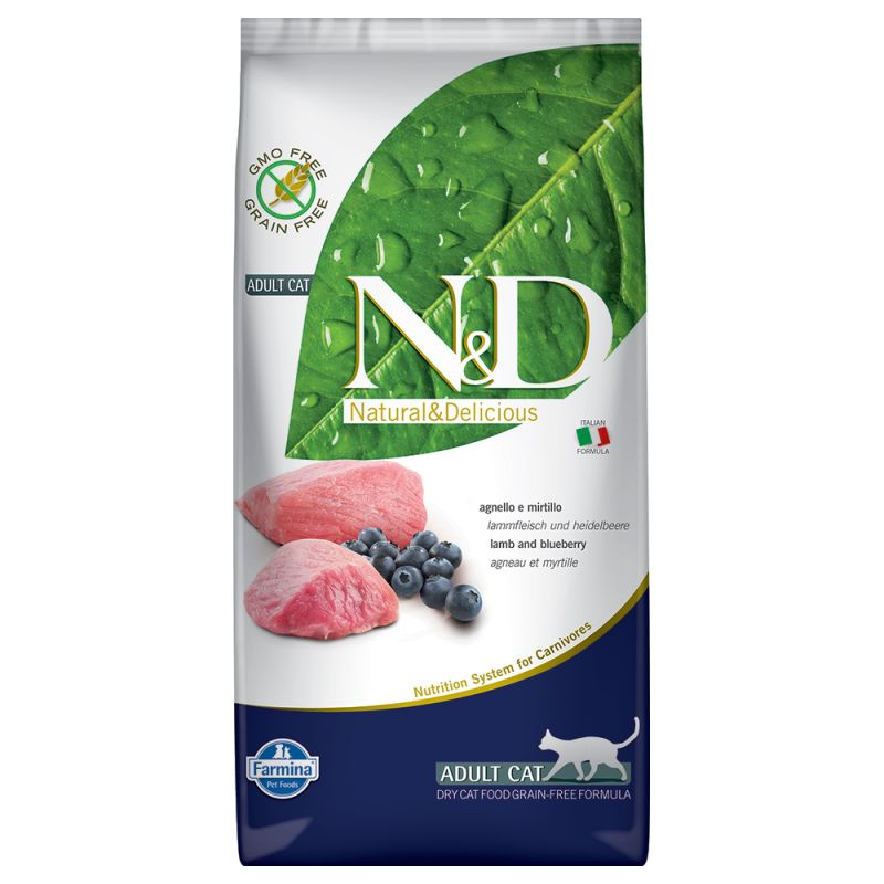 N&D PRIME CAT Adult Lamb & Blueberry 1,5 kg