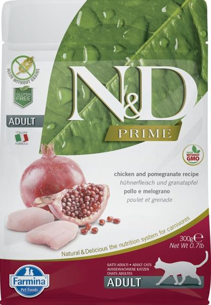 N&D PRIME CAT Adult Chicken & Pomegranate  300 g