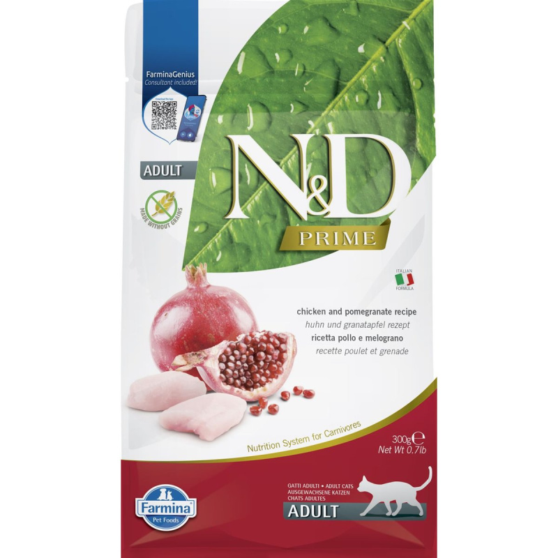 N&D PRIME CAT Adult Chicken & Pomegranate  300 g