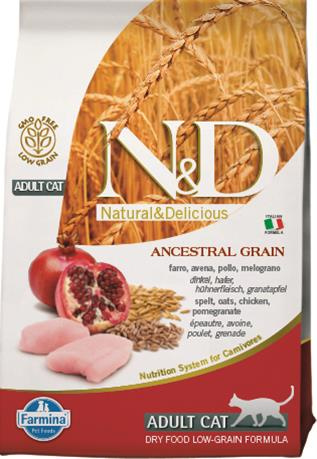 N&D LG CAT Adult Chicken & Pomegranate 300 g