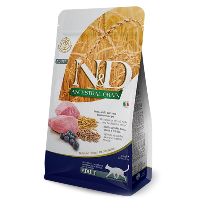 N&D LG CAT Adult Lamb & Blueberry 1,5 kg