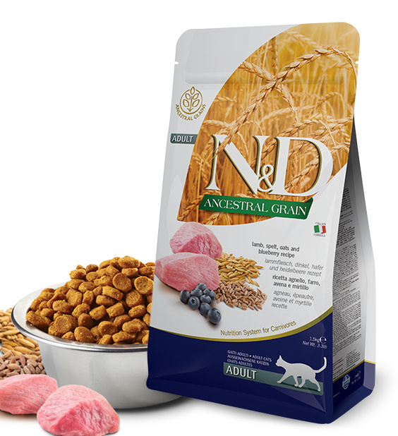 N&D LG CAT Adult Lamb & Blueberry 1,5 kg