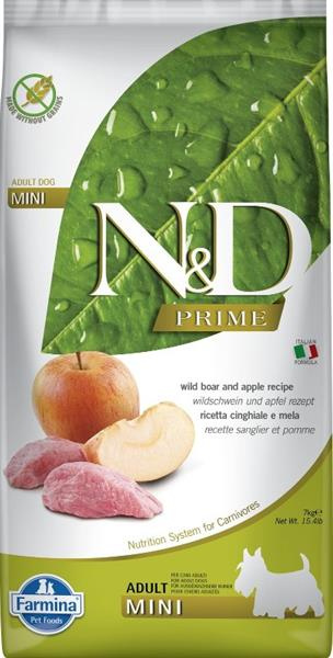 N&D PRIME DOG Adult Mini Boar & Apple  7 kg 