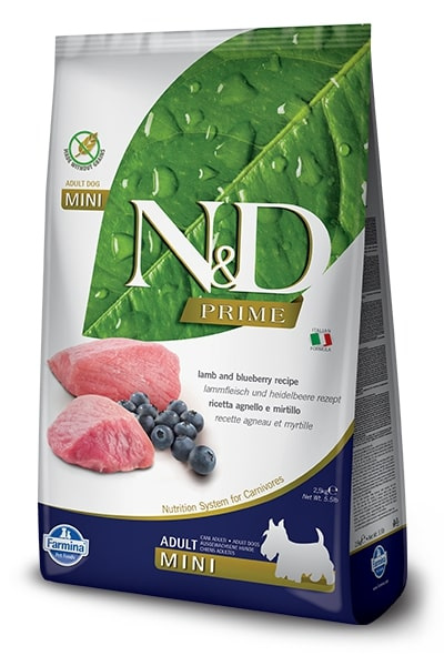 N&D PRIME DOG Adult Mini Lamb & Blueberry 800 g