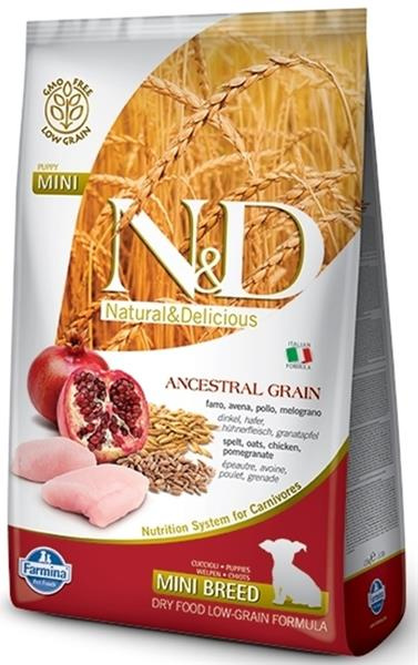 N&D LG DOG Puppy Mini Chicken & Pomegr 2,5 kg
