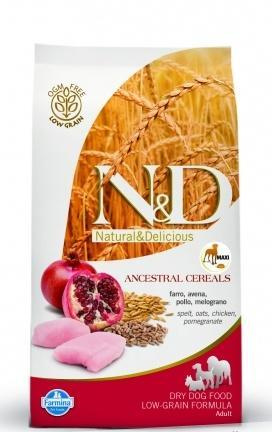 N&D LG DOG Adult Mini Chicken & Pomegranate 800 g