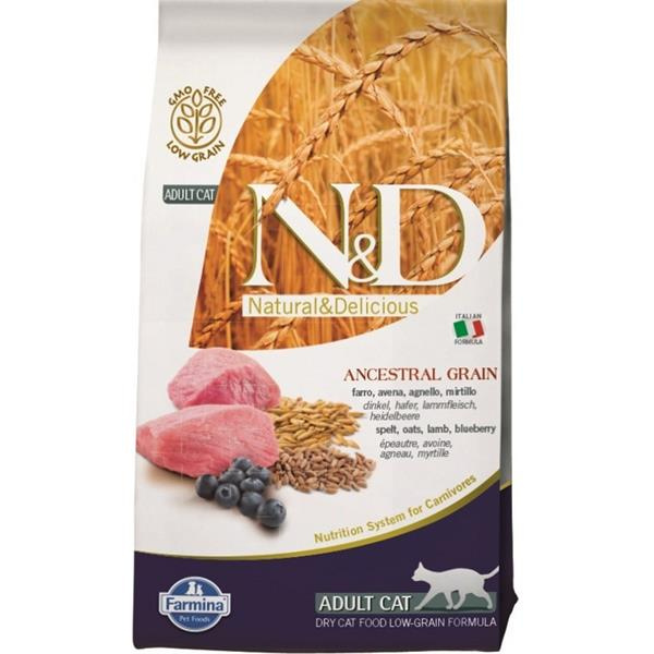 N&D LG CAT Adult Lamb & Blueberry 10 kg