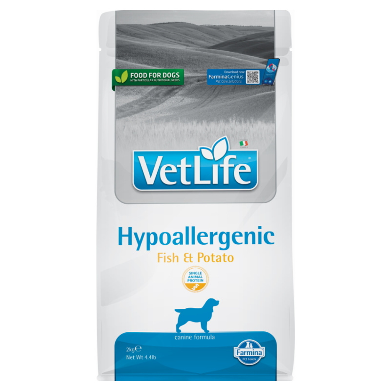 Vet Life Natural DOG Hypo Fish & Potato 2 kg