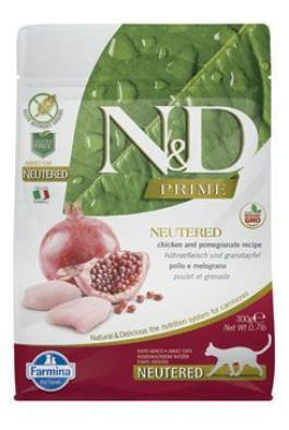 N&D PRIME CAT Neutered Chicken&Pomegranate 300 g