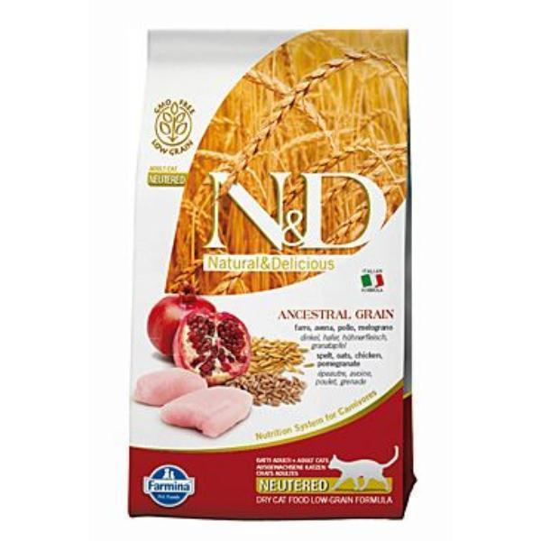 N&D LG CAT Neutered Chicken & Pomegranate 300 g