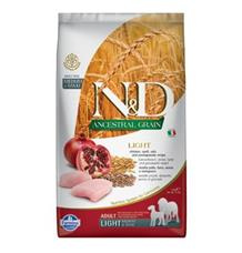 N&D LG DOG Light M/L Chicken&Pomegranate 12 kg