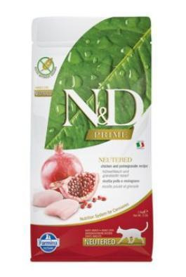 N&D PRIME CAT Neutered Chicken&Pomegranate 10 kg