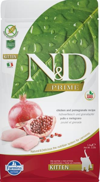 N&D PRIME CAT KITTEN Chicken & Pomegranate 1,5 kg