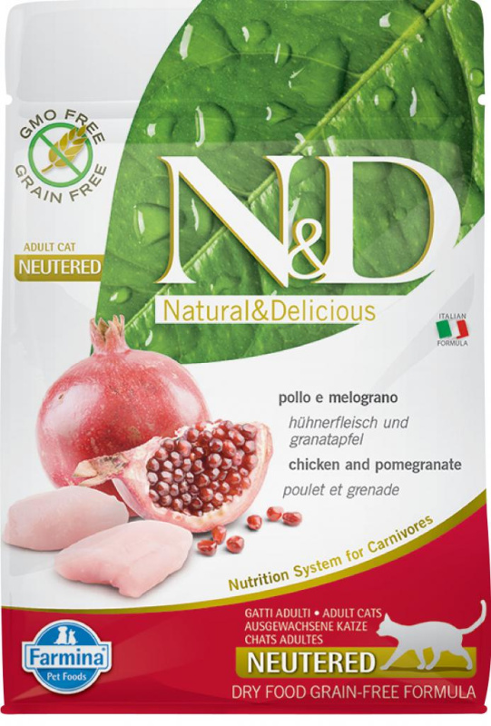 N&D PRIME CAT Neutered Chicken&Pomegranate 5 kg