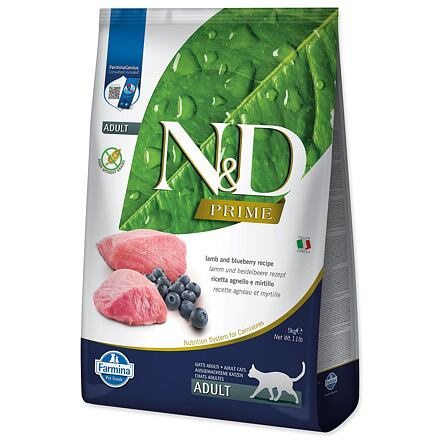 N&D PRIME CAT Adult Lamb & Blueberry 5 kg 