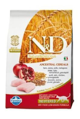 N&D LG CAT Neutered Chicken & Pomegranate 5 kg 
