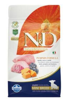 N&D Pumpkin DOG Puppy Mini Lamb & Blueberry 800 g