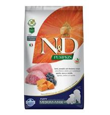 N&D Pumpkin DOG Puppy M/L Lamb & Blueberry 12 kg 