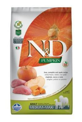 N&D Pumpkin DOG Adult M/L Boar & Apple 12 kg 