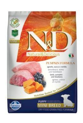 N&D Pumpkin DOG Puppy Mini Lamb & Blueberry 7 kg 