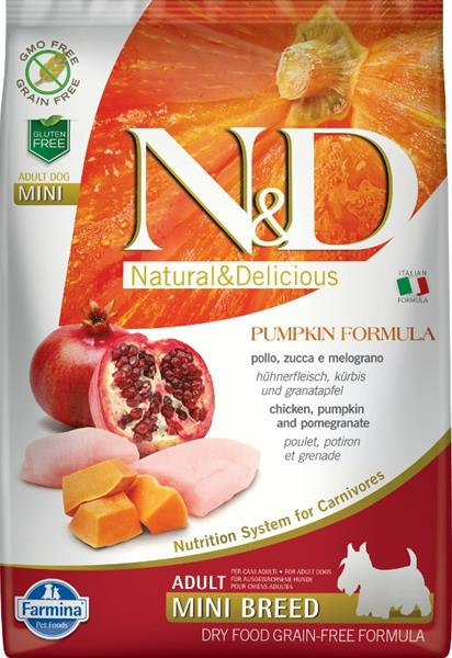 N&D Pumpkin DOG Adult Mini Chicken&Pomegranate 7 kg 
