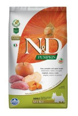 N&D Pumpkin DOG Adult Mini Boar & Apple 7 kg 