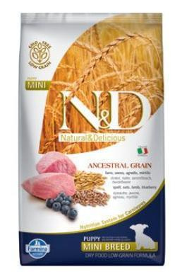 N&D LG DOG Puppy Mini Lamb & Blueberry  2,5 kg