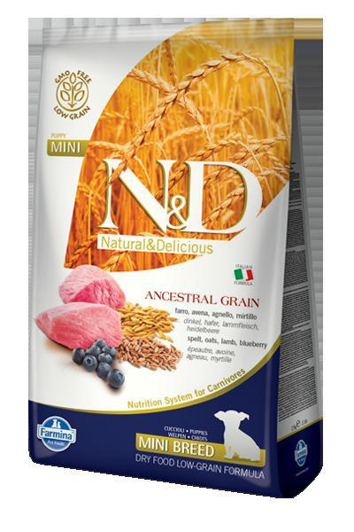 N&D LG DOG Puppy Mini Lamb & Blueberry  2,5 kg