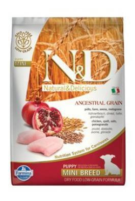 N&D LG DOG Puppy Mini Chicken & Pomegr 7 kg 
