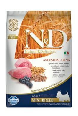 N&D LG DOG Adult Mini Lamb & Blueberry 7 kg 