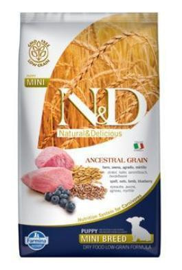 N&D LG DOG Puppy Mini Lamb & Blueberry  7 kg 