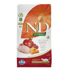 KRMIVO N&D CAT PUMPKIN NEUTERED QUAIL & POMEGRANATE 1,5 KG